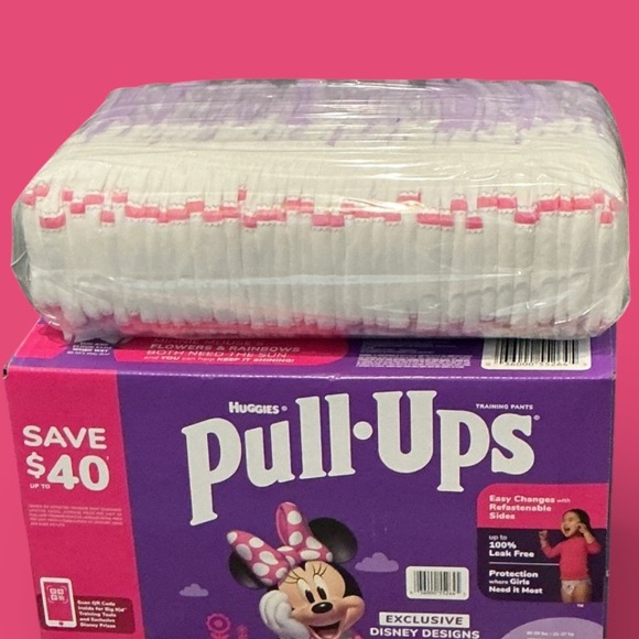 New sealed bag Huggies Pull Ups 42 count Minnie Mouse sz 5T-6T - Picture 1 of 3